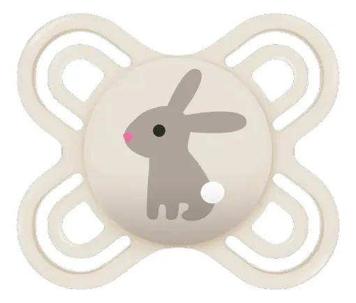 Chupeta Perfect Start Mam 0-2m Silicone Unitáraria Ch70113 Bege 0-2m