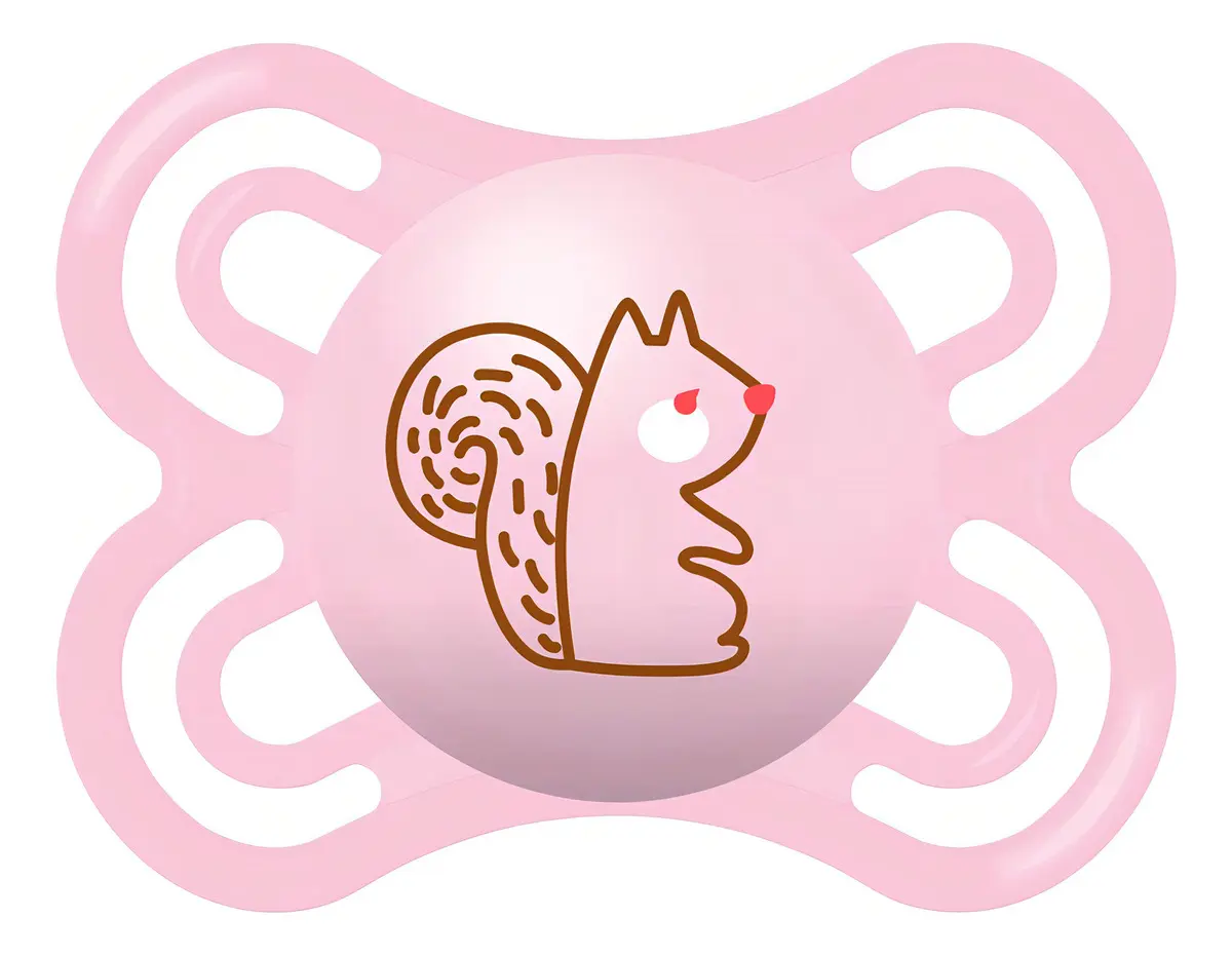 Chupeta Perfect Bico de silicone 0m+ Rosa Mam